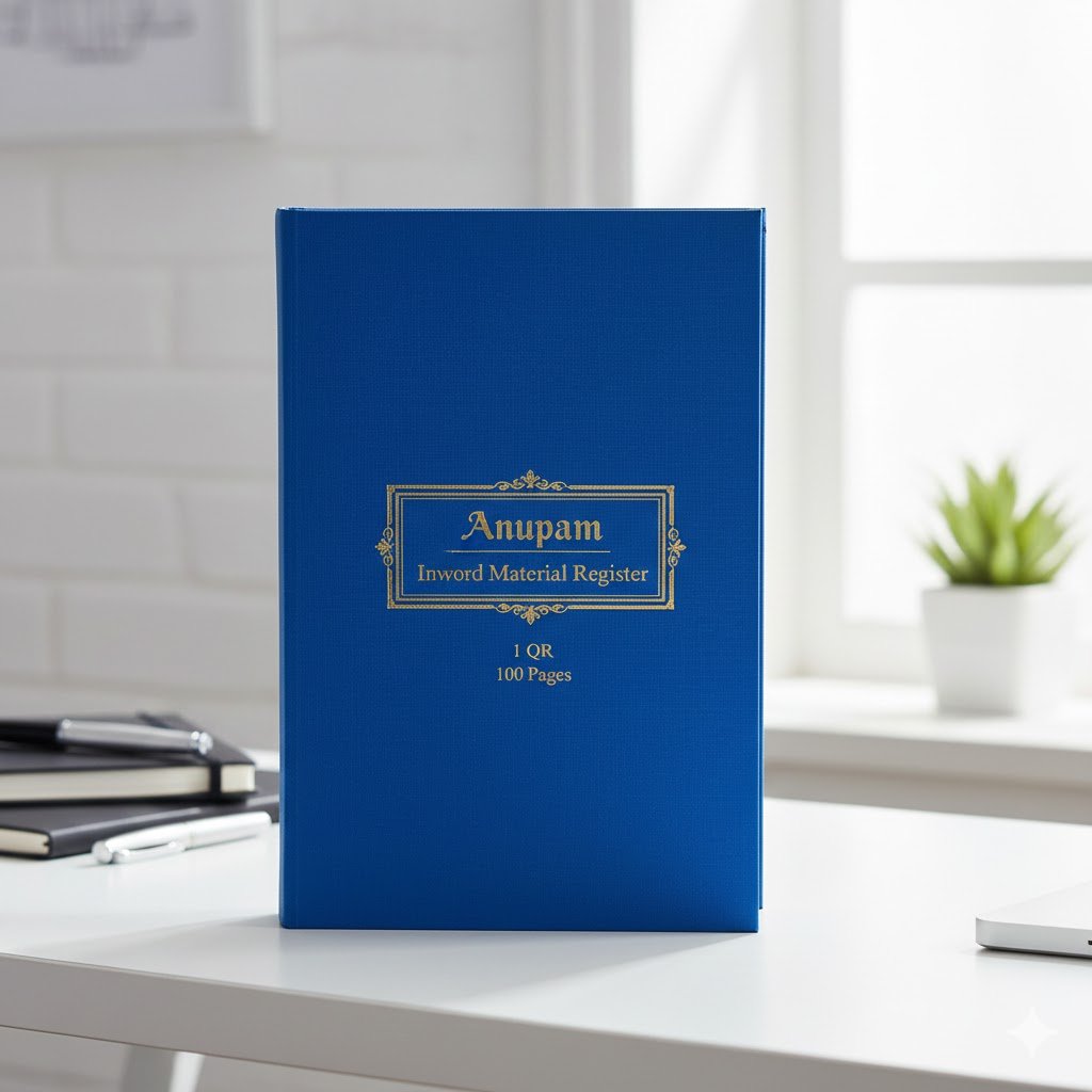 Anupam Inword Material Register 1 QR, Pages-100