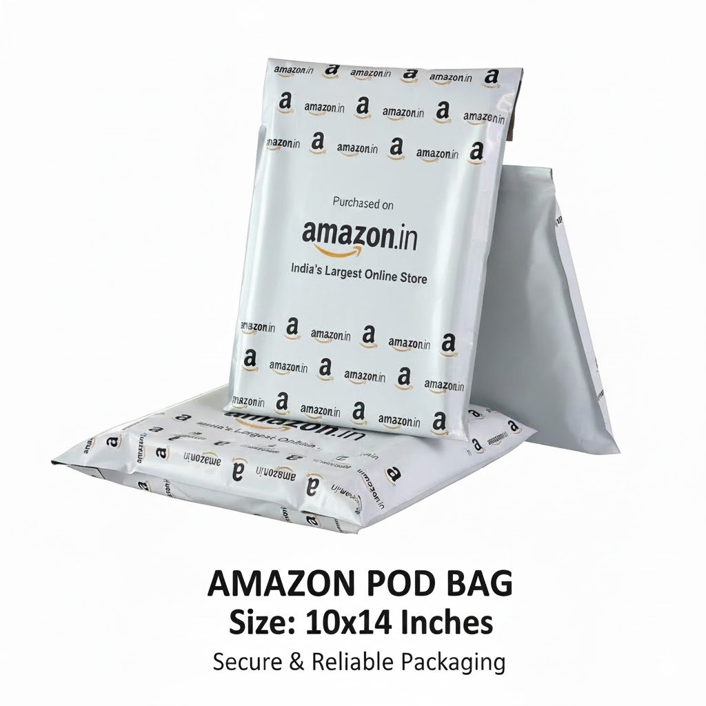 Amazon Bag (Size-10x14), Pack of 50 pcs