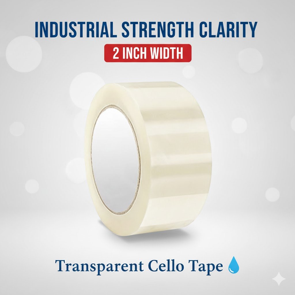 Transparent Cello Tape 2 inch(pack of 12 pcs)