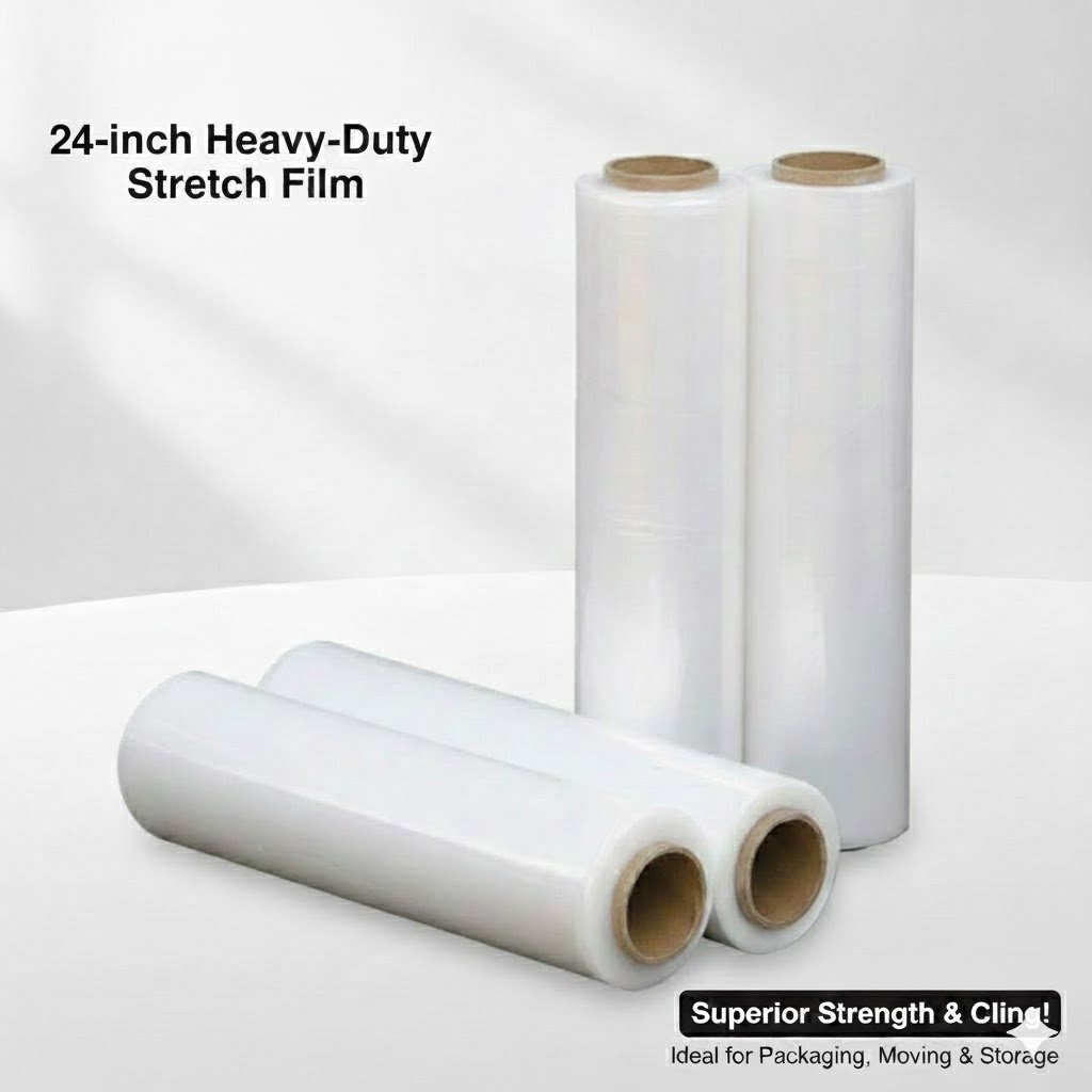 Stretch Film (Size-24inch) pack of 4