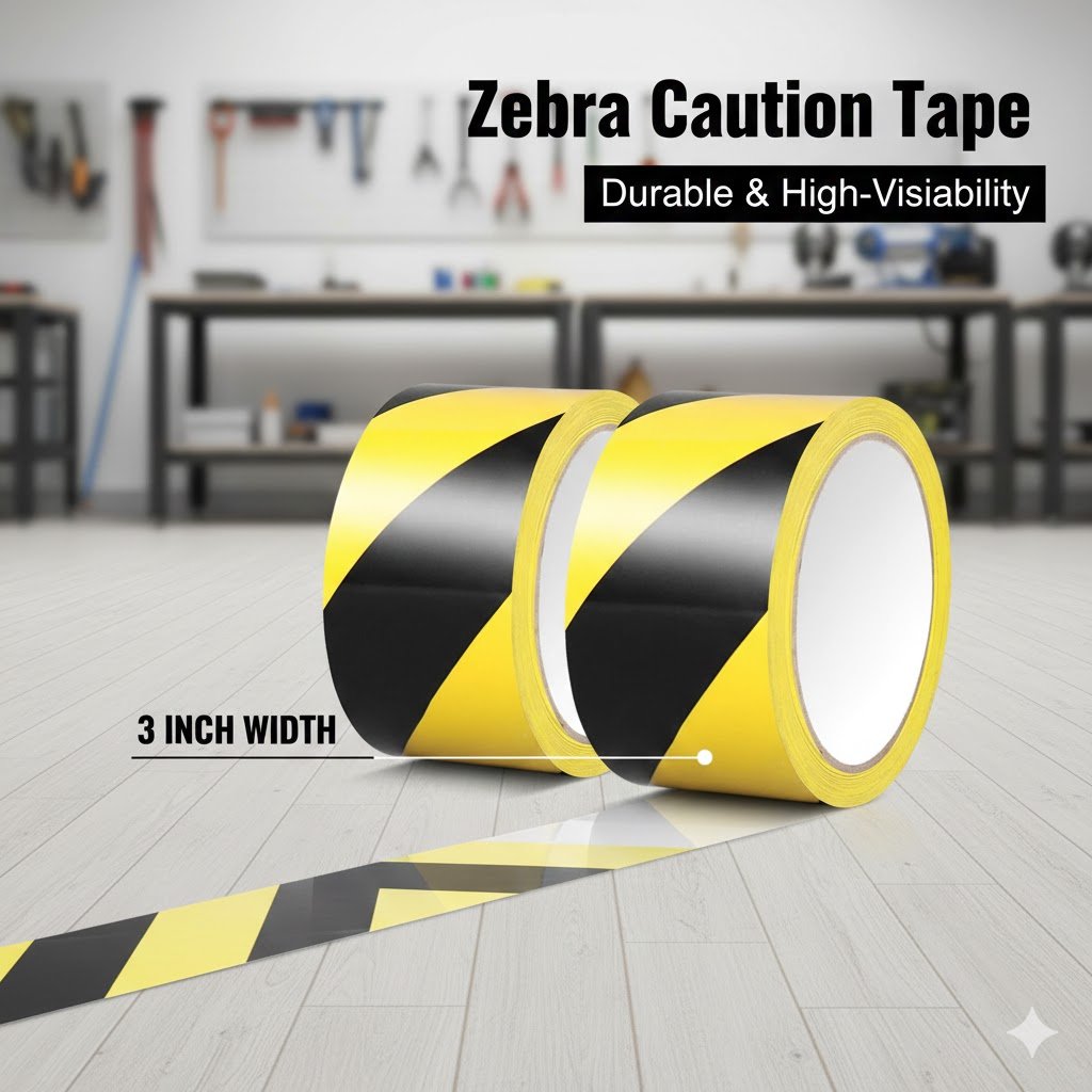 ZEBRA Tape 3 inch, (Pack of 5)