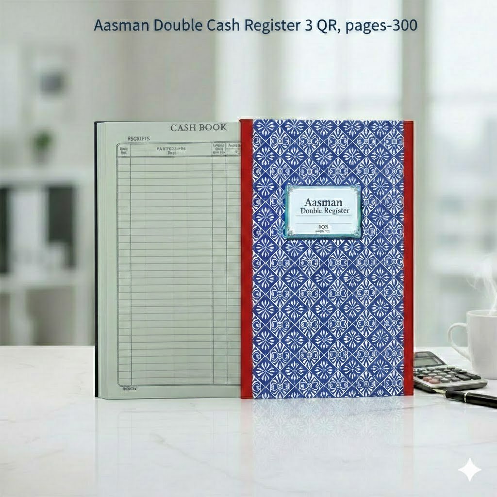 Aasman Double Cash Register 3 QR, pages-300