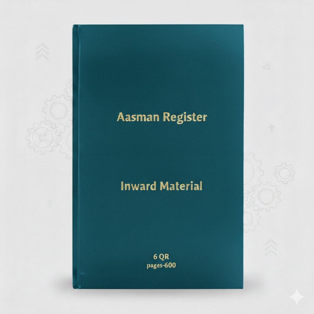 Aasman Register-Inward Material 6 QR, pages-600