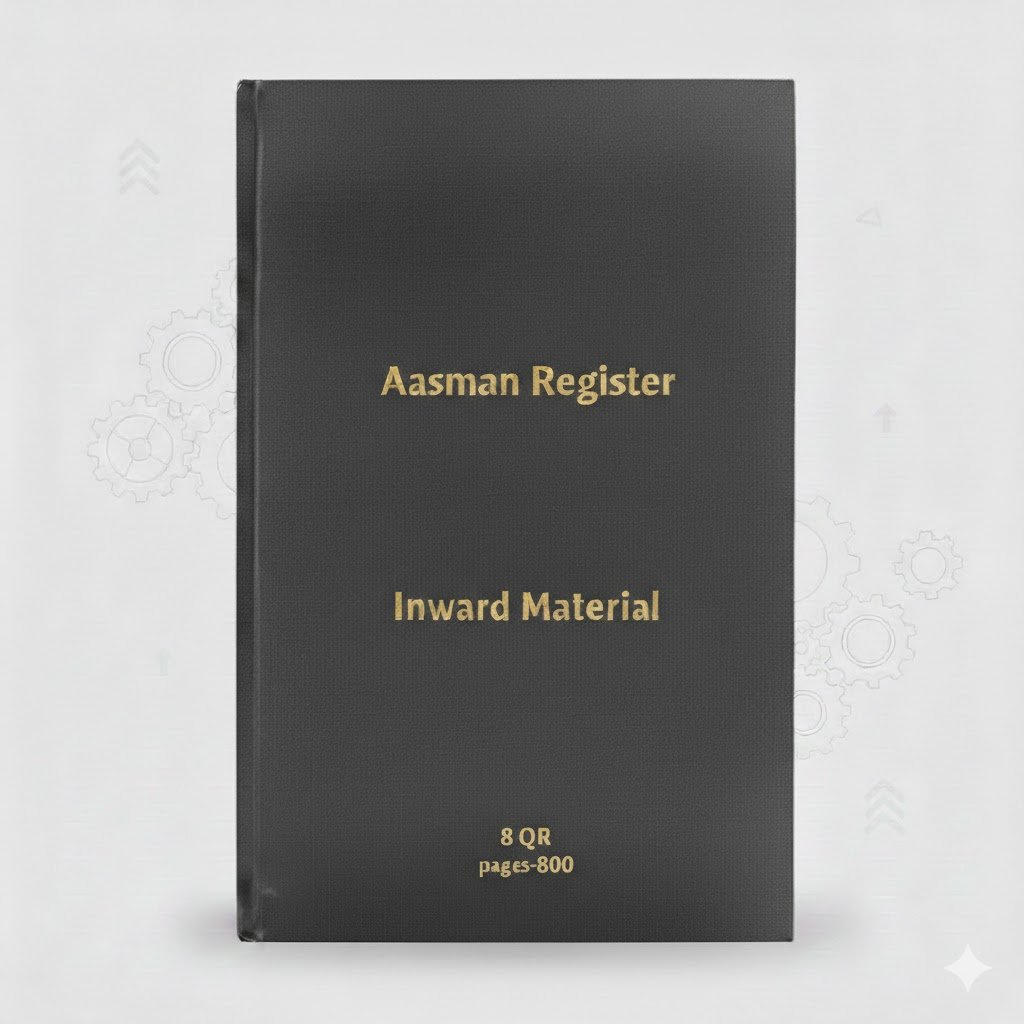 Aasman Register-Inward Material 8 QR, pages-800