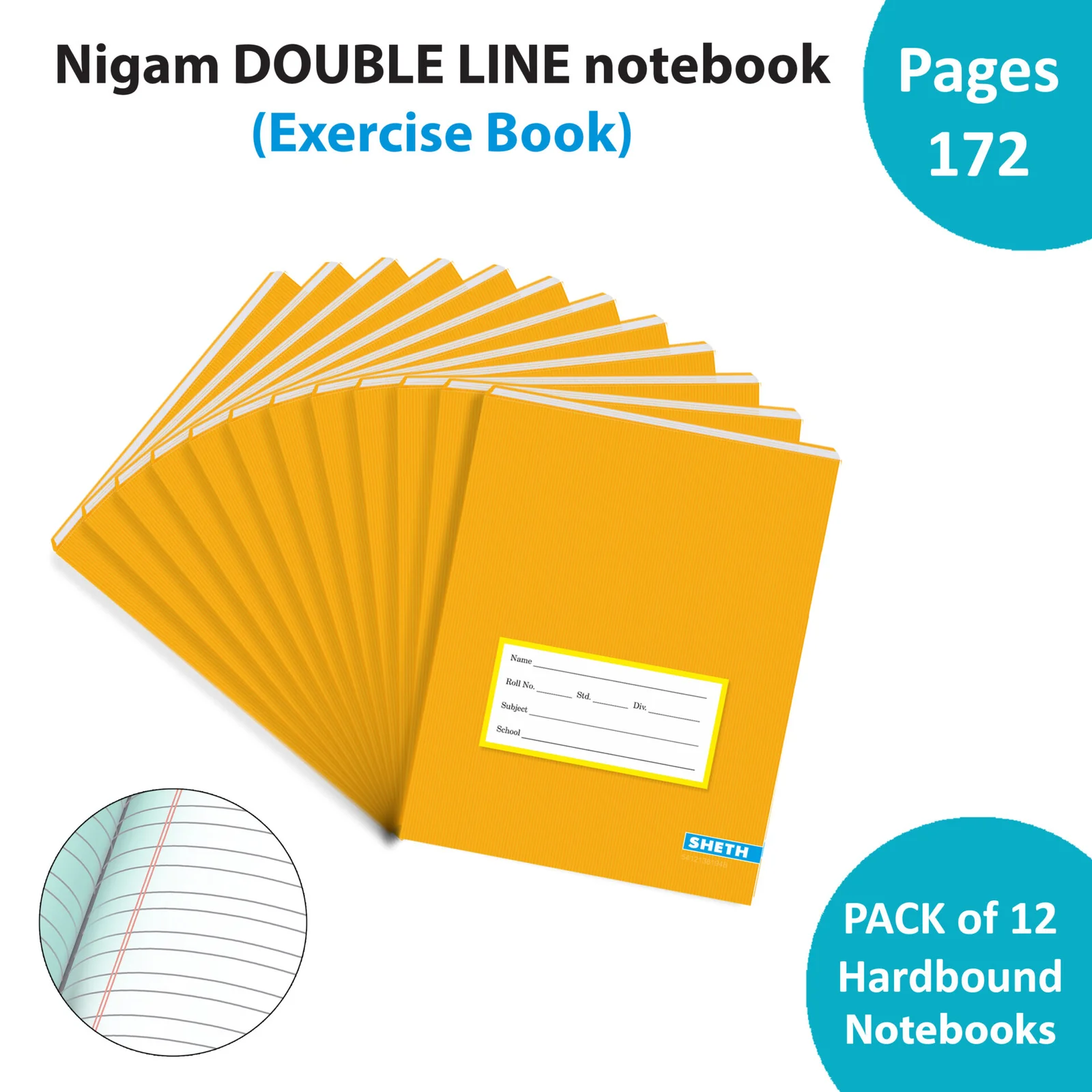 Marathi writing notebook