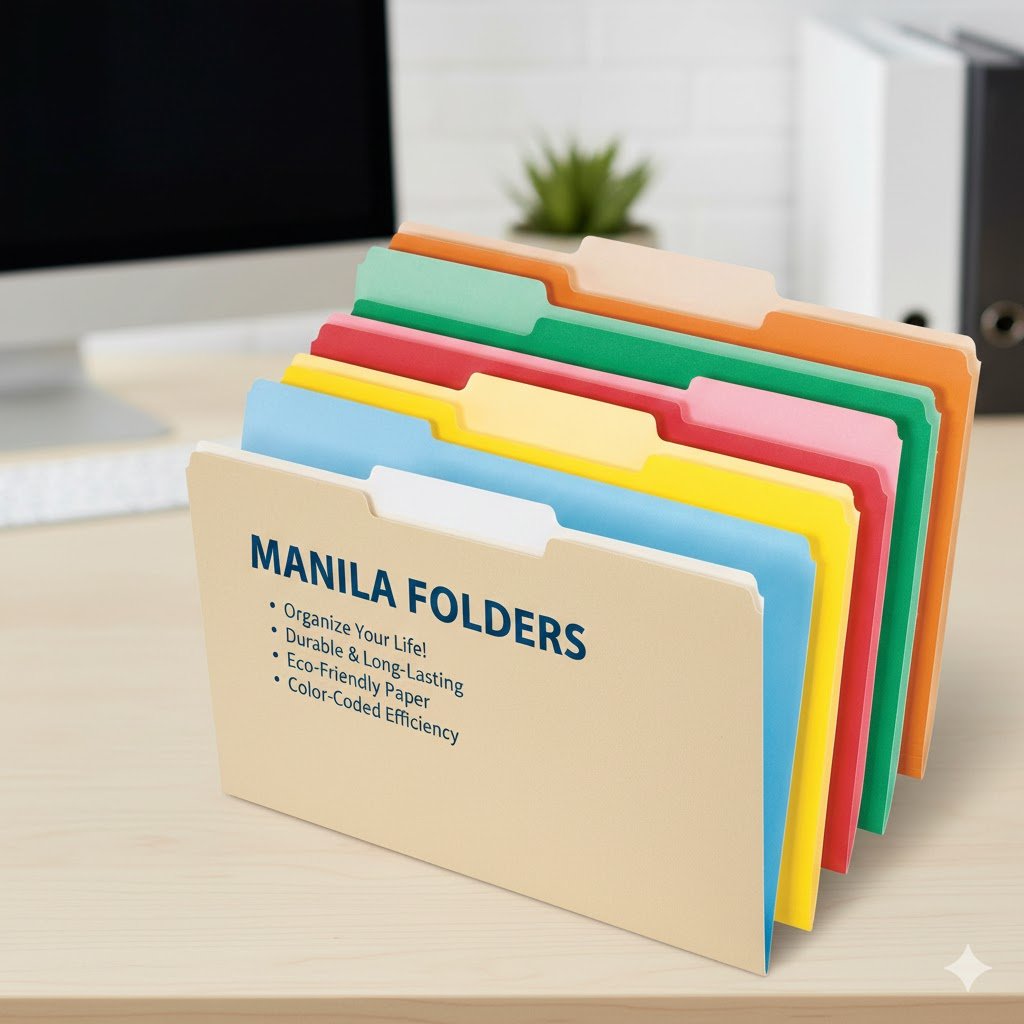 Manila Folders(pack of 5)