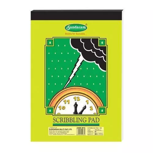 Sundaram Scribbling pad,(pack of 5)