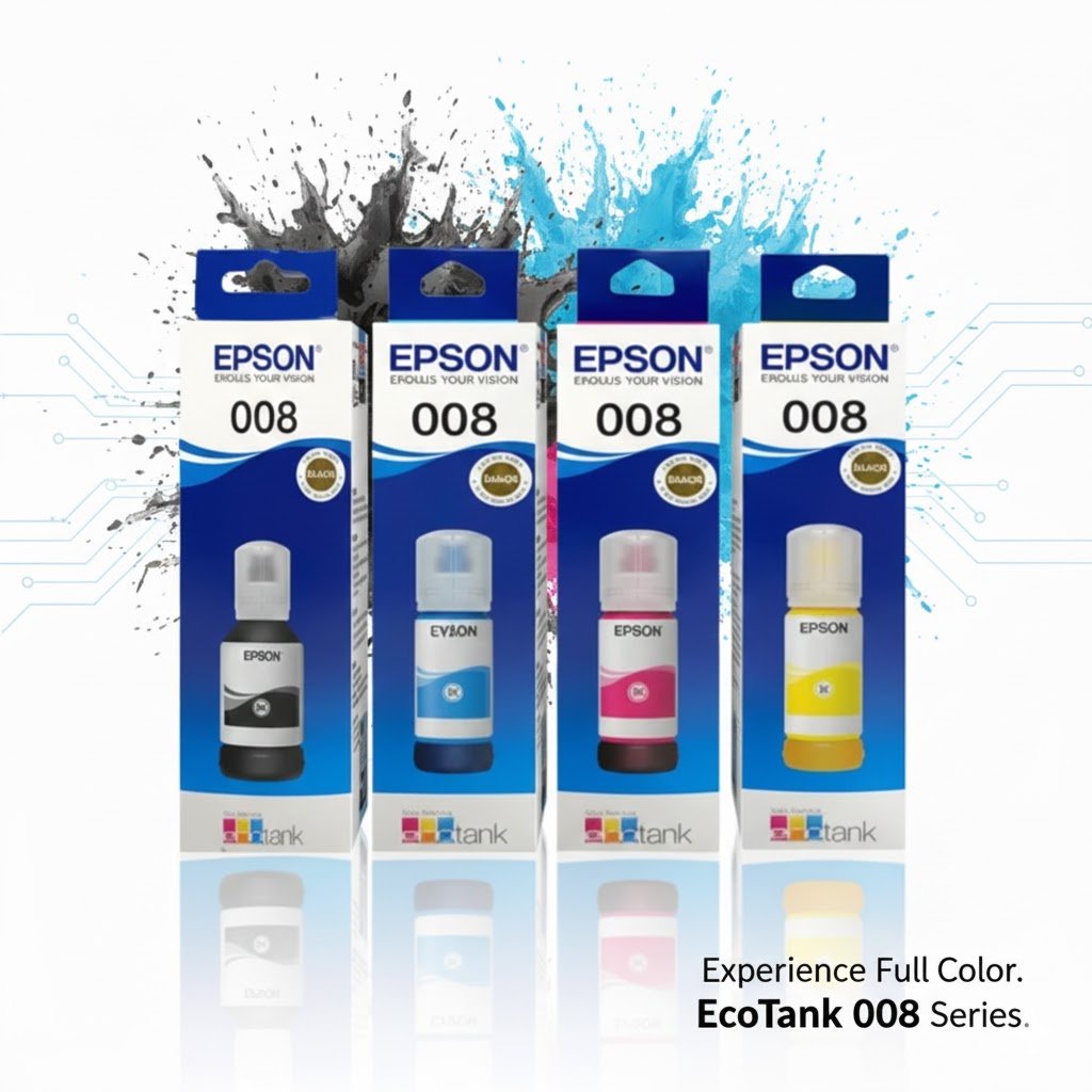 EPSON Ink - 008 65 ml Yellow - Image 2