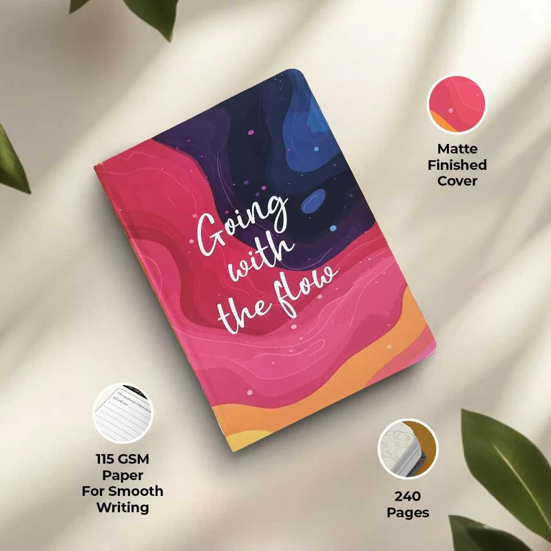 Perfect bound note book Dayri(pack of 5)