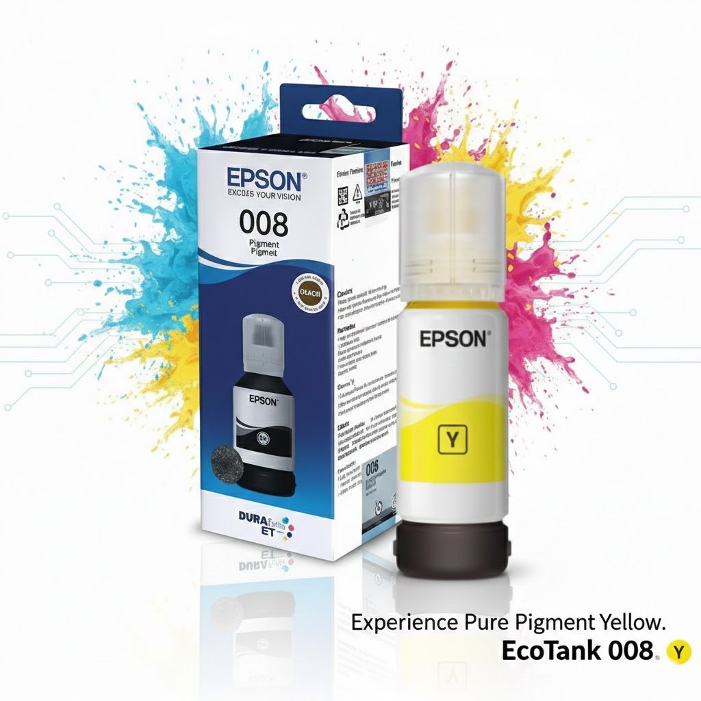 EPSON Ink - 008 65 ml Yellow