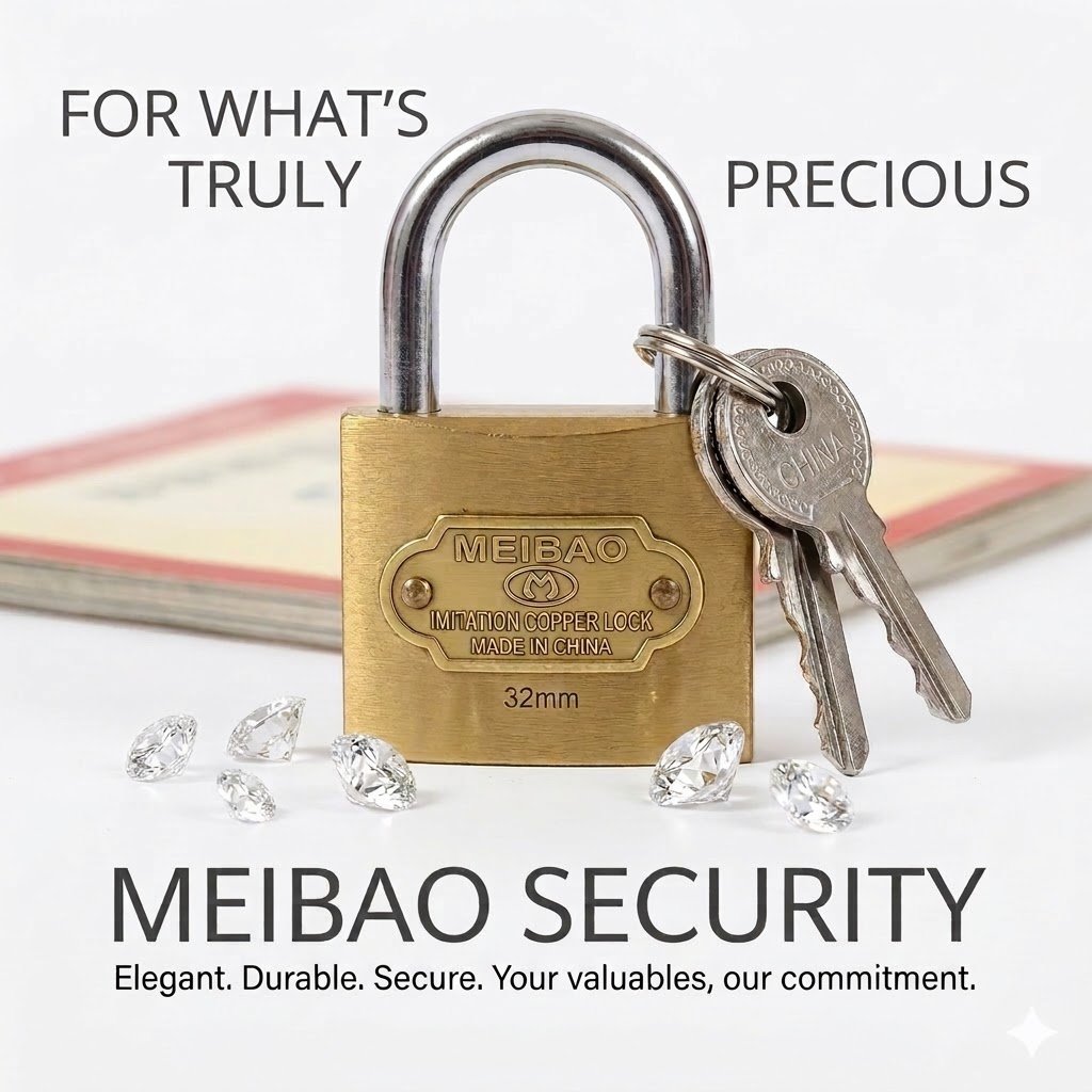 Meibao Imitation Copper Lock 32mm - Image 4