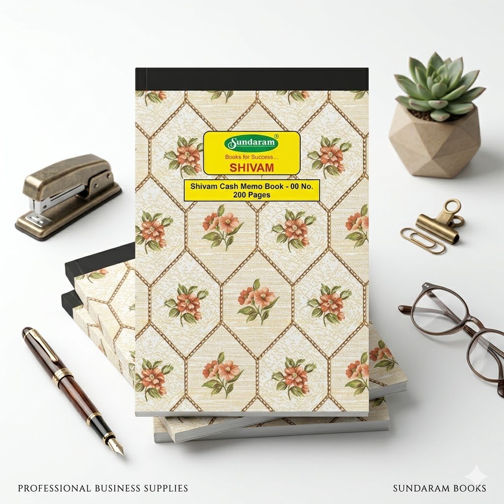 Sundaram Cash memo Book no-00,(pages 200) single