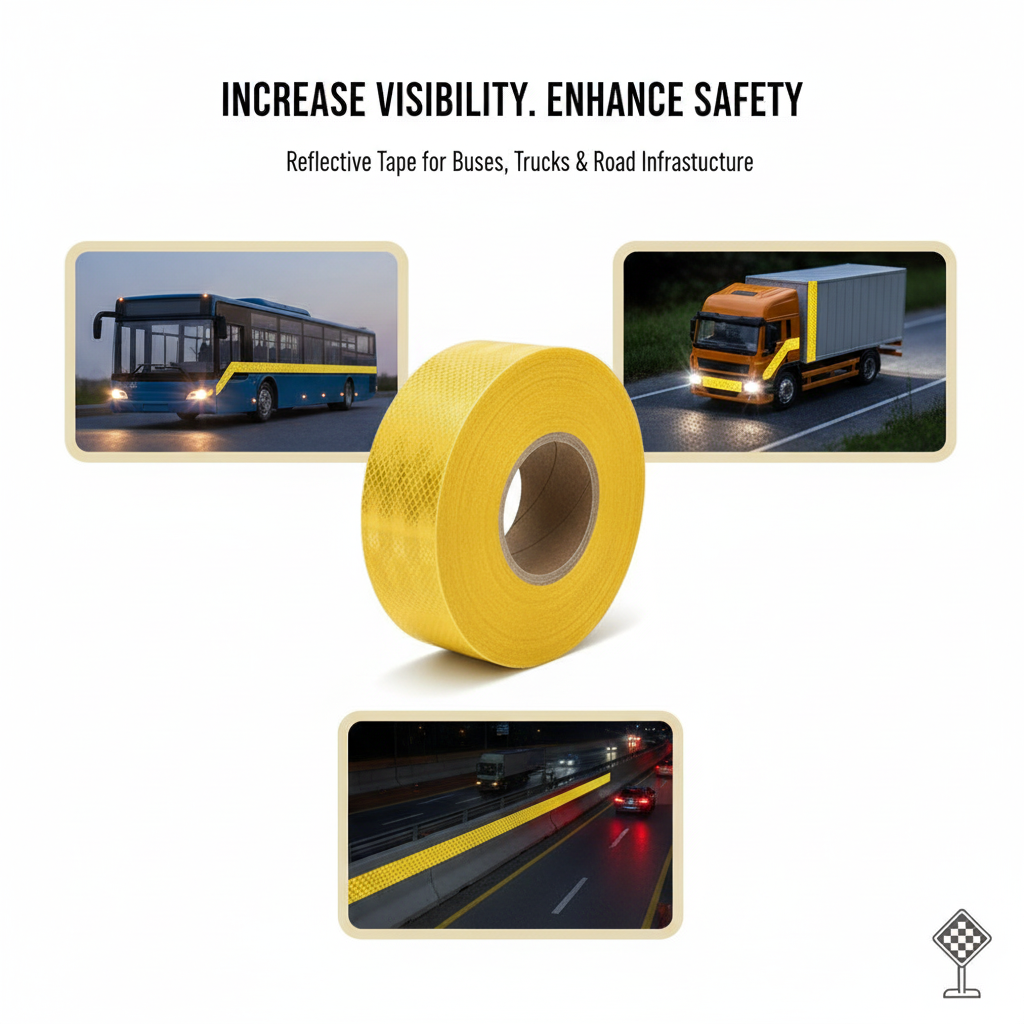 Golden Retro Reflective Tape - Image 2