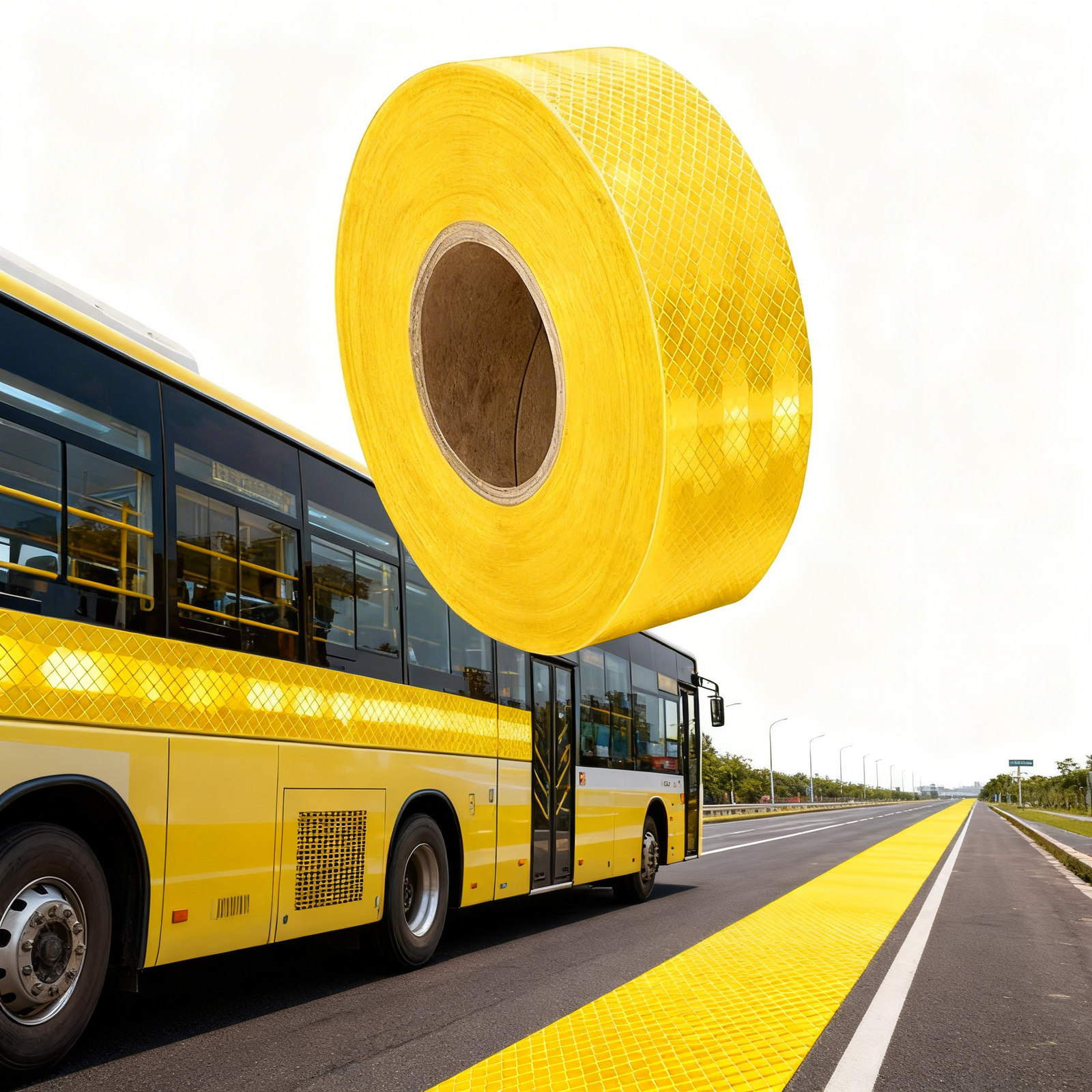 Golden Retro Reflective Tape - Image 3