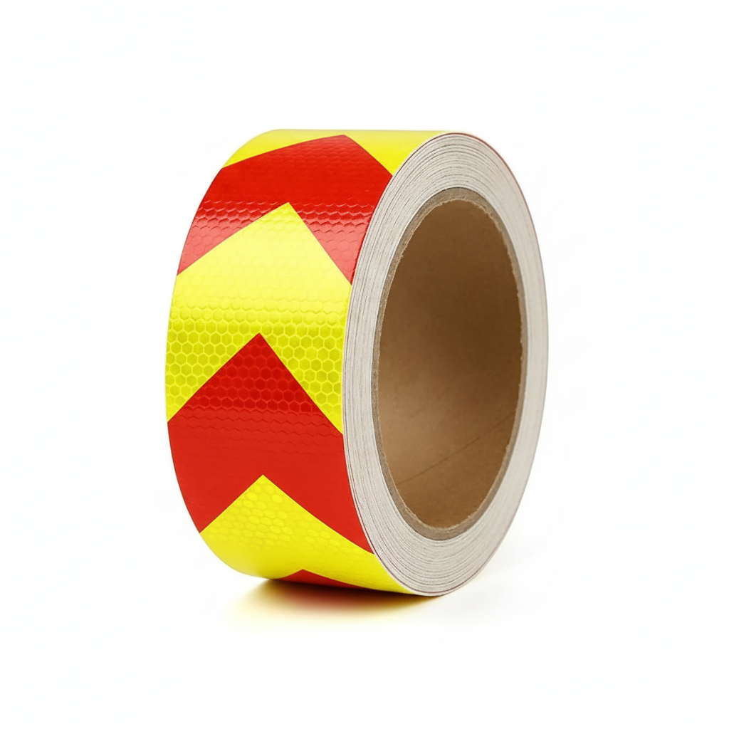 AISEY Reflective Waterproof High Visibility Red & Yellow Tape(pack of 2)
