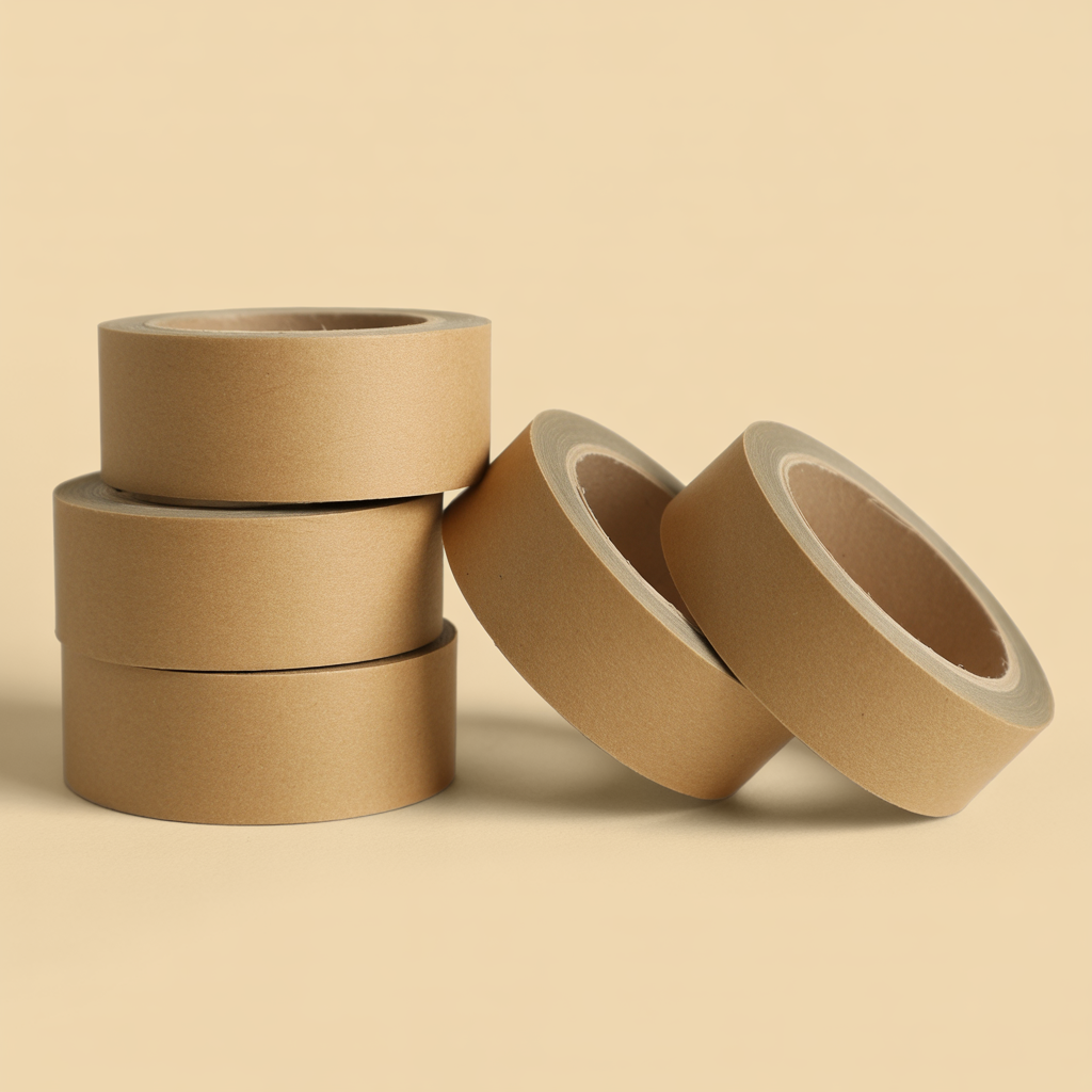 Paper Tape (Kraft) 1 Inches x 20 Meters,(pack of 6pcs)