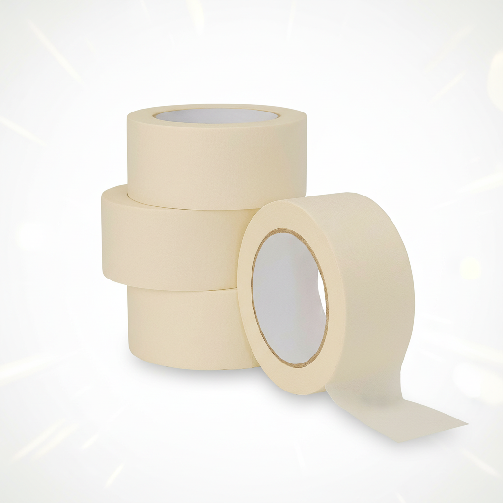 Paper masking tape in 2inch,(pack of 5 pcs)