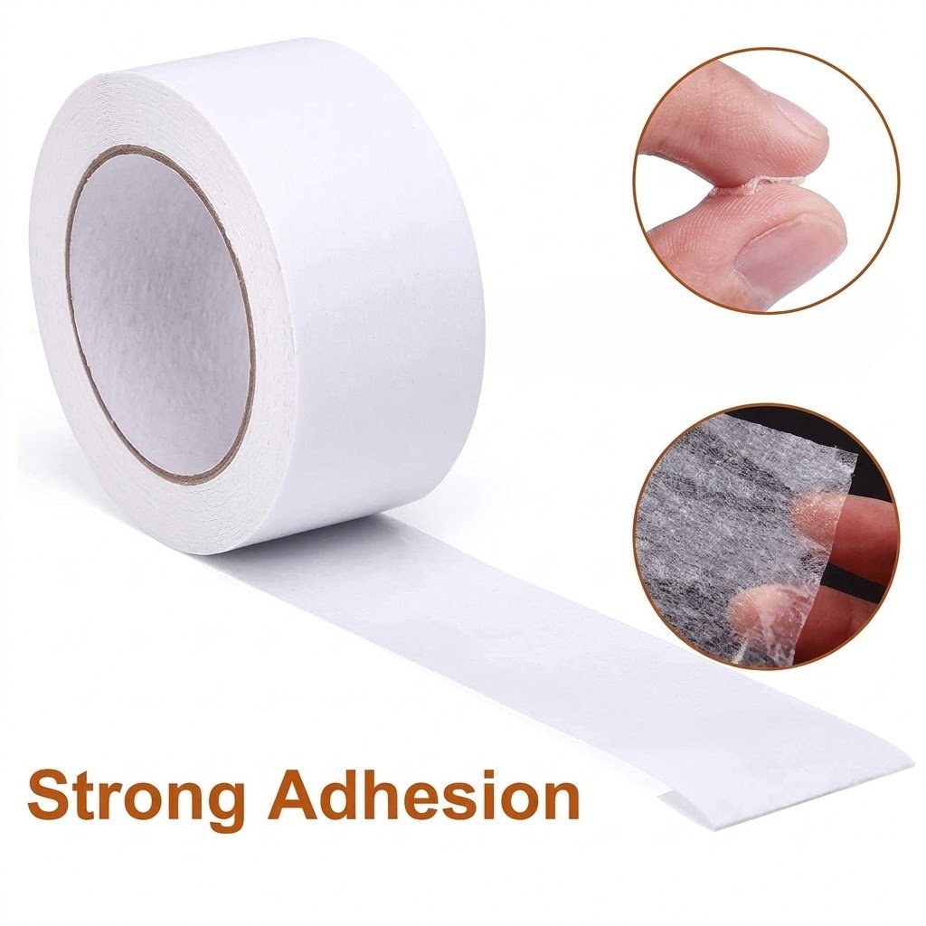 AIPL Double Sided 2" Inch Multipurpose Tissue Tape,(pack of 5) - Image 2