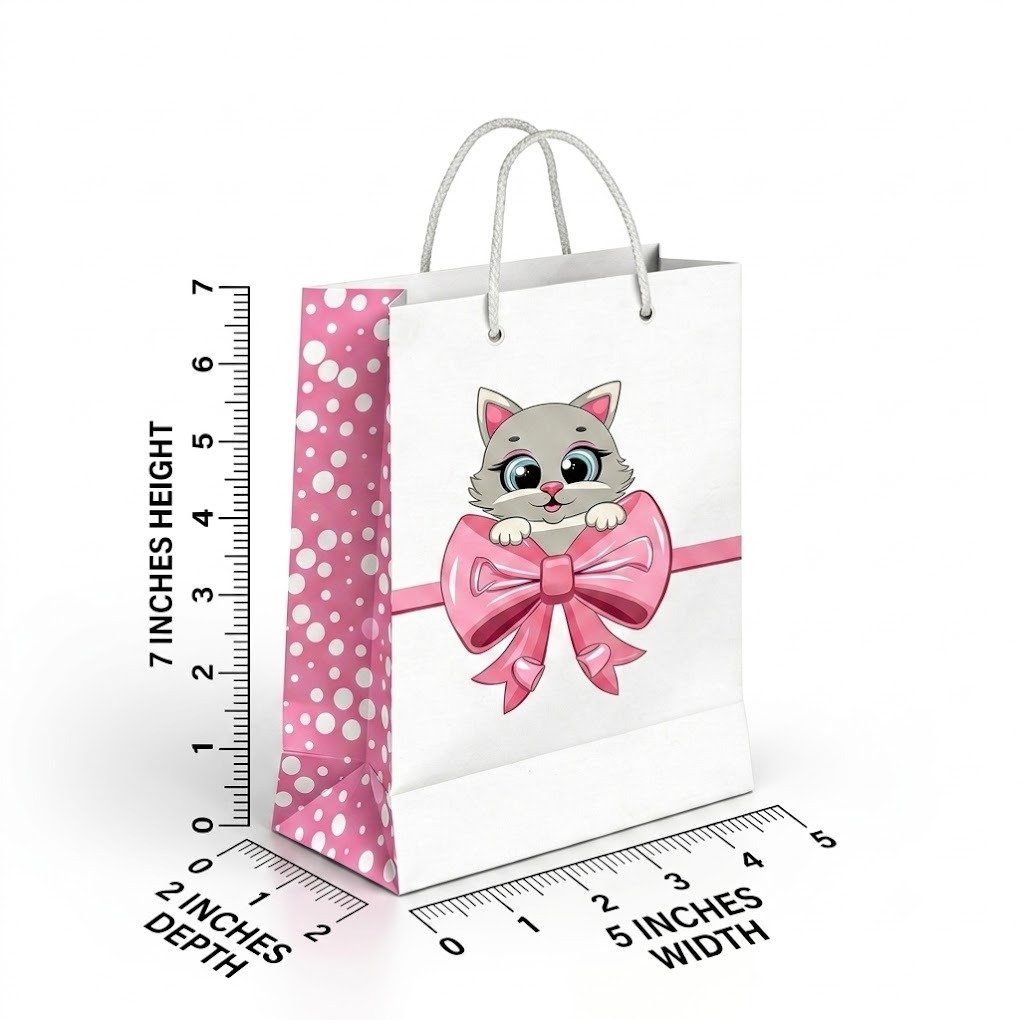 Paper Bag Duplex Cat Size-5x7x2, (pack of 10 pcs) - Image 2